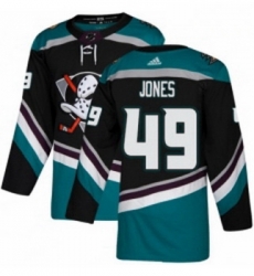 Youth Adidas Anaheim Ducks 49 Max Jones Premier Black Teal Alternate NHL Jersey Youth Adidas Anaheim Ducks 49 Max Jones Premier Black Teal Alternate NHL Jersey
