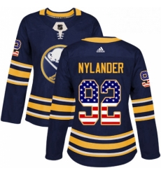 Womens Adidas Buffalo Sabres 92 Alexander Nylander Authentic Navy Blue USA Flag Fashion NHL Jersey Womens Adidas Buffalo Sabres 92 Alexander Nylander Authentic Navy Blue USA Flag Fashion NHL Jersey