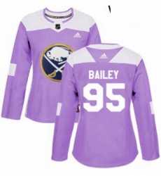 Womens Adidas Buffalo Sabres 95 Justin Bailey Authentic Purple Fights Cancer Practice NHL Jersey Womens Adidas Buffalo Sabres 95 Justin Bailey Authentic Purple Fights Cancer Practice NHL Jersey