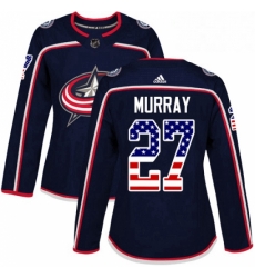 Womens Adidas Columbus Blue Jackets 27 Ryan Murray Authentic Navy Blue USA Flag Fashion NHL Jersey Womens Adidas Columbus Blue Jackets 27 Ryan Murray Authentic Navy Blue USA Flag Fashion NHL Jersey