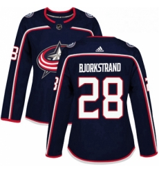 Womens Adidas Columbus Blue Jackets 28 Oliver Bjorkstrand Premier Navy Blue Home NHL Jersey Womens Adidas Columbus Blue Jackets 28 Oliver Bjorkstrand Premier Navy Blue Home NHL Jersey