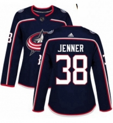 Womens Adidas Columbus Blue Jackets 38 Boone Jenner Premier Navy Blue Home NHL Jersey Womens Adidas Columbus Blue Jackets 38 Boone Jenner Premier Navy Blue Home NHL Jersey