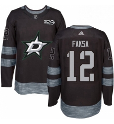 Mens Adidas Dallas Stars 12 Radek Faksa Premier Black 1917 2017 100th Anniversary NHL Jersey Mens Adidas Dallas Stars 12 Radek Faksa Premier Black 1917 2017 100th Anniversary NHL Jersey