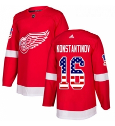 Youth Adidas Detroit Red Wings 16 Vladimir Konstantinov Authentic Red USA Flag Fashion NHL Jersey Youth Adidas Detroit Red Wings 16 Vladimir Konstantinov Authentic Red USA Flag Fashion NHL Jersey
