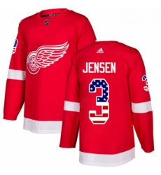 Youth Adidas Detroit Red Wings 3 Nick Jensen Authentic Red USA Flag Fashion NHL Jersey Youth Adidas Detroit Red Wings 3 Nick Jensen Authentic Red USA Flag Fashion NHL Jersey