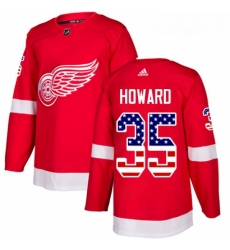 Youth Adidas Detroit Red Wings 35 Jimmy Howard Authentic Red USA Flag Fashion NHL Jersey Youth Adidas Detroit Red Wings 35 Jimmy Howard Authentic Red USA Flag Fashion NHL Jersey