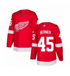 Youth Adidas Detroit Red Wings 45 Jonathan Bernier Authentic Red Home NHL Jersey Youth Adidas Detroit Red Wings 45 Jonathan Bernier Authentic Red Home NHL Jersey