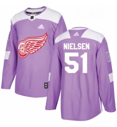 Youth Adidas Detroit Red Wings 51 Frans Nielsen Authentic Purple Fights Cancer Practice NHL Jersey Youth Adidas Detroit Red Wings 51 Frans Nielsen Authentic Purple Fights Cancer Practice NHL Jersey
