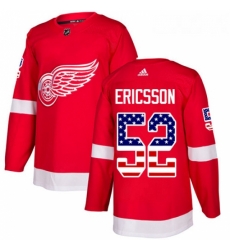 Youth Adidas Detroit Red Wings 52 Jonathan Ericsson Authentic Red USA Flag Fashion NHL Jersey Youth Adidas Detroit Red Wings 52 Jonathan Ericsson Authentic Red USA Flag Fashion NHL Jersey