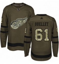 Youth Adidas Detroit Red Wings 61 Xavier Ouellet Authentic Green Salute to Service NHL Jersey Youth Adidas Detroit Red Wings 61 Xavier Ouellet Authentic Green Salute to Service NHL Jersey