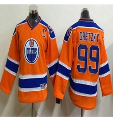 Youth Edmonton Oilers #99 Wayne Gretzky Orange CCM Throwback Stitched NHL Jersey Youth Edmonton Oilers #99 Wayne Gretzky Orange CCM Throwback Stitched NHL Jersey