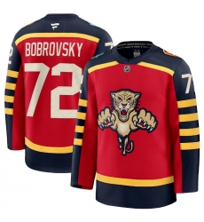 Men Florida Panthers 72 Sergei Bobrovsky Red 2026 Winter Classic Stitched Hockey Jersey