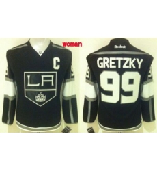 Kings #99 Wayne Gretzky Black Home Womens Stitched NHL Jersey Kings #99 Wayne Gretzky Black Home Womens Stitched NHL Jersey