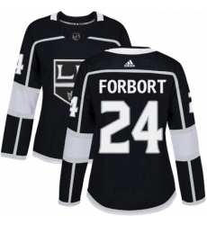 Womens Adidas Los Angeles Kings 24 Derek Forbort Authentic Black Home NHL Jersey Womens Adidas Los Angeles Kings 24 Derek Forbort Authentic Black Home NHL Jersey
