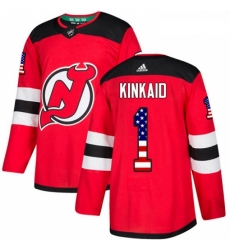 Youth Adidas New Jersey Devils 1 Keith Kinkaid Authentic Red USA Flag Fashion NHL Jersey Youth Adidas New Jersey Devils 1 Keith Kinkaid Authentic Red USA Flag Fashion NHL Jersey