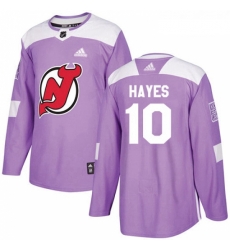 Youth Adidas New Jersey Devils 10 Jimmy Hayes Authentic Purple Fights Cancer Practice NHL Jersey Youth Adidas New Jersey Devils 10 Jimmy Hayes Authentic Purple Fights Cancer Practice NHL Jersey