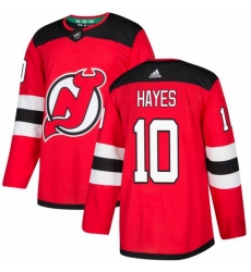 Youth Adidas New Jersey Devils 10 Jimmy Hayes Authentic Red Home NHL Jersey Youth Adidas New Jersey Devils 10 Jimmy Hayes Authentic Red Home NHL Jersey