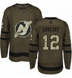 Youth Adidas New Jersey Devils 12 Ben Lovejoy Authentic Green Salute to Service NHL Jersey Youth Adidas New Jersey Devils 12 Ben Lovejoy Authentic Green Salute to Service NHL Jersey