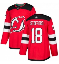 Youth Adidas New Jersey Devils 18 Drew Stafford Authentic Red Home NHL Jersey Youth Adidas New Jersey Devils 18 Drew Stafford Authentic Red Home NHL Jersey
