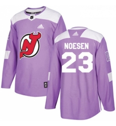 Youth Adidas New Jersey Devils 23 Stefan Noesen Authentic Purple Fights Cancer Practice NHL Jersey Youth Adidas New Jersey Devils 23 Stefan Noesen Authentic Purple Fights Cancer Practice NHL Jersey
