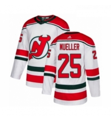 Youth Adidas New Jersey Devils 25 Mirco Mueller Authentic White Alternate NHL Jersey Youth Adidas New Jersey Devils 25 Mirco Mueller Authentic White Alternate NHL Jersey