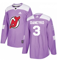 Youth Adidas New Jersey Devils 3 Ken Daneyko Authentic Purple Fights Cancer Practice NHL Jersey Youth Adidas New Jersey Devils 3 Ken Daneyko Authentic Purple Fights Cancer Practice NHL Jersey