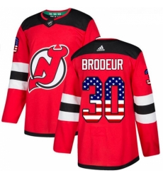 Youth Adidas New Jersey Devils 30 Martin Brodeur Authentic Red USA Flag Fashion NHL Jersey Youth Adidas New Jersey Devils 30 Martin Brodeur Authentic Red USA Flag Fashion NHL Jersey