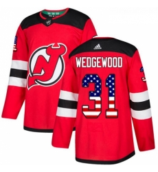 Youth Adidas New Jersey Devils 31 Scott Wedgewood Authentic Red USA Flag Fashion NHL Jersey Youth Adidas New Jersey Devils 31 Scott Wedgewood Authentic Red USA Flag Fashion NHL Jersey