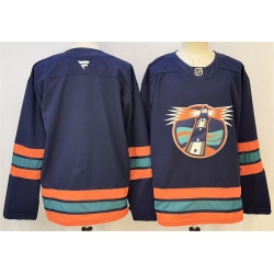 Men New York Islanders Blank Navy 2026 Stitched Hockey Jersey