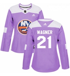 Womens Adidas New York Islanders 21 Chris Wagner Authentic Purple Fights Cancer Practice NHL Jersey Womens Adidas New York Islanders 21 Chris Wagner Authentic Purple Fights Cancer Practice NHL Jersey