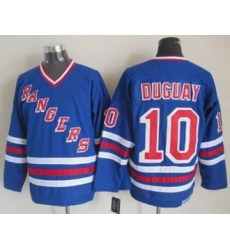 New York Rangers #10 Ron Duguay Blue CCM Heroes of Hockey Alumni Stitched NHL Jersey New York Rangers #10 Ron Duguay Blue CCM Heroes of Hockey Alumni Stitched NHL Jersey