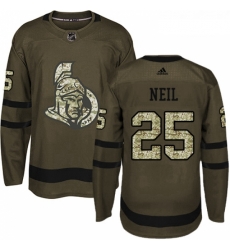 Youth Adidas Ottawa Senators 25 Chris Neil Premier Green Salute to Service NHL Jersey Youth Adidas Ottawa Senators 25 Chris Neil Premier Green Salute to Service NHL Jersey