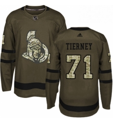 Youth Adidas Ottawa Senators 71 Chris Tierney Authentic Green Salute to Service NHL Jersey Youth Adidas Ottawa Senators 71 Chris Tierney Authentic Green Salute to Service NHL Jersey