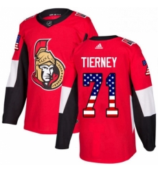 Youth Adidas Ottawa Senators 71 Chris Tierney Authentic Red USA Flag Fashion NHL Jersey Youth Adidas Ottawa Senators 71 Chris Tierney Authentic Red USA Flag Fashion NHL Jersey