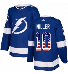 Mens Adidas Tampa Bay Lightning 10 JT Miller Authentic Blue USA Flag Fashion NHL Jersey Mens Adidas Tampa Bay Lightning 10 JT Miller Authentic Blue USA Flag Fashion NHL Jersey