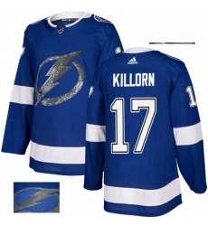 Mens Adidas Tampa Bay Lightning 17 Alex Killorn Authentic Royal Blue Fashion Gold NHL Jersey Mens Adidas Tampa Bay Lightning 17 Alex Killorn Authentic Royal Blue Fashion Gold NHL Jersey