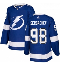 Youth Adidas Tampa Bay Lightning 98 Mikhail Sergachev Authentic Royal Blue Home NHL Jersey Youth Adidas Tampa Bay Lightning 98 Mikhail Sergachev Authentic Royal Blue Home NHL Jersey
