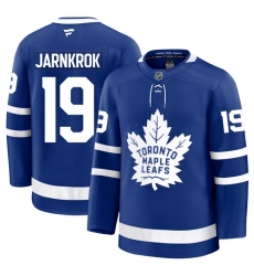 Men Toronto Maple Leafs Calle Jarnkrok 19 Fanatics Home Blue Premium Stitched Hockey Jersey