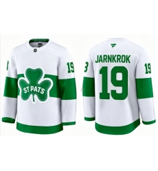 Men Toronto Maple Leafs Calle Jarnkrok 19 White St Patricks Authentic Jersey