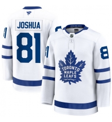 Men Toronto Maple Leafs Dakota Joshua 81 Fanatics Away White Premium Stitched Hockey Jersey