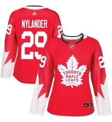 Maple Leafs #29 William Nylander Red Alternate Womens Stitched NHL Jersey Maple Leafs #29 William Nylander Red Alternate Womens Stitched NHL Jersey