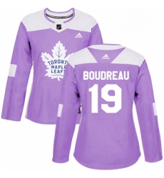 Womens Adidas Toronto Maple Leafs 19 Bruce Boudreau Authentic Purple Fights Cancer Practice NHL Jersey Womens Adidas Toronto Maple Leafs 19 Bruce Boudreau Authentic Purple Fights Cancer Practice NHL Jersey