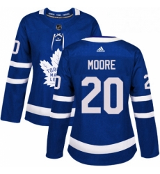 Womens Adidas Toronto Maple Leafs 20 Dominic Moore Authentic Royal Blue Home NHL Jersey Womens Adidas Toronto Maple Leafs 20 Dominic Moore Authentic Royal Blue Home NHL Jersey