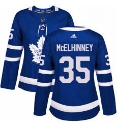 Womens Adidas Toronto Maple Leafs 35 Curtis McElhinney Authentic Royal Blue Home NHL Jersey Womens Adidas Toronto Maple Leafs 35 Curtis McElhinney Authentic Royal Blue Home NHL Jersey