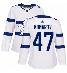 Womens Adidas Toronto Maple Leafs 47 Leo Komarov Authentic White 2018 Stadium Series NHL Jersey Womens Adidas Toronto Maple Leafs 47 Leo Komarov Authentic White 2018 Stadium Series NHL Jersey