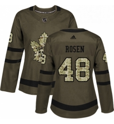 Womens Adidas Toronto Maple Leafs 48 Calle Rosen Authentic Green Salute to Service NHL Jersey Womens Adidas Toronto Maple Leafs 48 Calle Rosen Authentic Green Salute to Service NHL Jersey