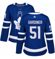 Womens Adidas Toronto Maple Leafs 51 Jake Gardiner Authentic Royal Blue Home NHL Jersey Womens Adidas Toronto Maple Leafs 51 Jake Gardiner Authentic Royal Blue Home NHL Jersey