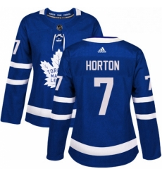 Womens Adidas Toronto Maple Leafs 7 Tim Horton Authentic Royal Blue Home NHL Jersey Womens Adidas Toronto Maple Leafs 7 Tim Horton Authentic Royal Blue Home NHL Jersey