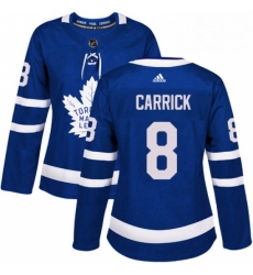 Womens Adidas Toronto Maple Leafs 8 Connor Carrick Authentic Royal Blue Home NHL Jersey Womens Adidas Toronto Maple Leafs 8 Connor Carrick Authentic Royal Blue Home NHL Jersey