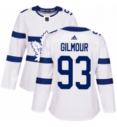 Womens Adidas Toronto Maple Leafs 93 Doug Gilmour Authentic White 2018 Stadium Series NHL Jersey Womens Adidas Toronto Maple Leafs 93 Doug Gilmour Authentic White 2018 Stadium Series NHL Jersey